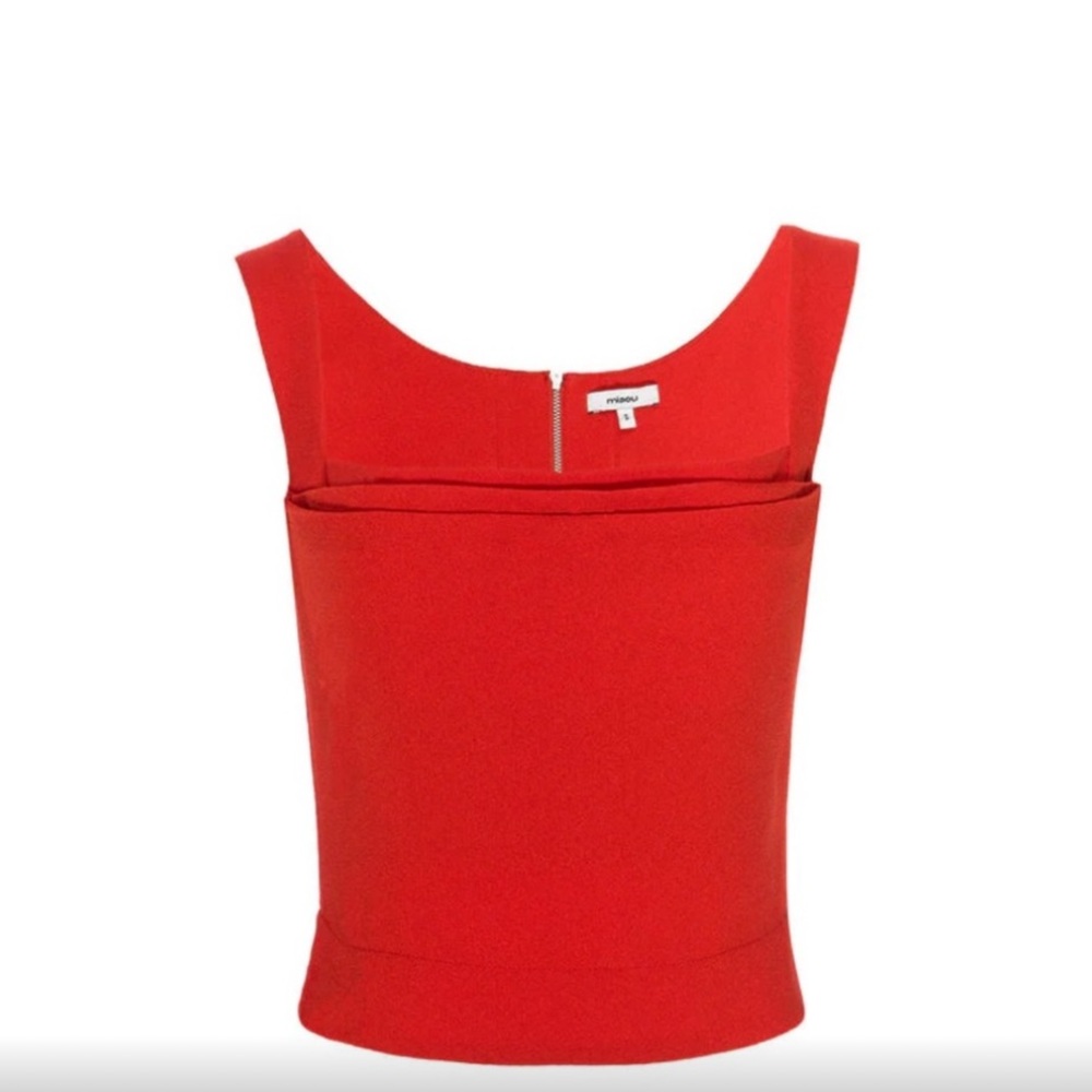 Miaou Red Sleeveless Top